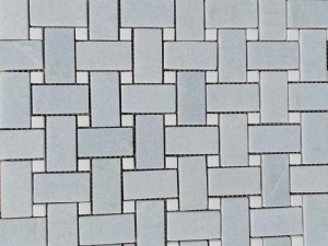 کاشی کف دیواری سنگی موزاییک بافت سنگ مرمر آبی و سفید رنگی (1)