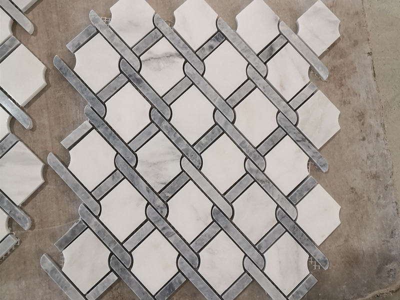 Yuav Fog Chain Link Pob Zeb Mosaic Pem Teb Thiab Phab Ntsa Pobzeb Ua Hauv Suav Teb (3)