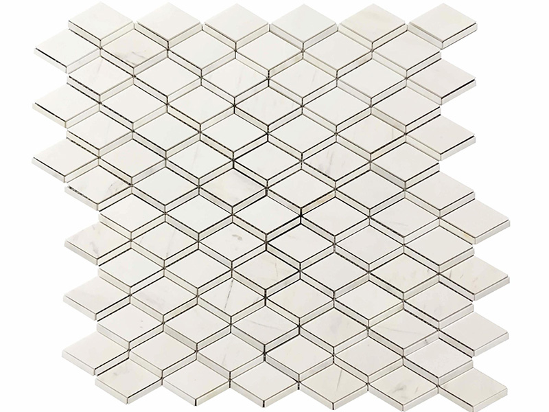 https://www.wanpomosaic.com/wholesale-3d-diamond-mosaic-hite-rhombus-tile-product/