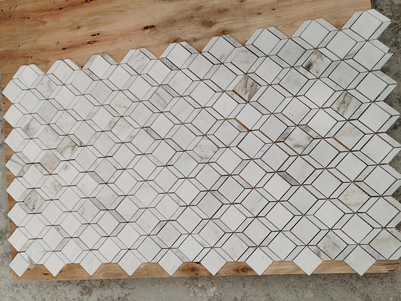 https://www.wanpomosaic.com/Natural-3d-cube -calacatta-mauv-mosaic-tile-tile-thor-floduct/