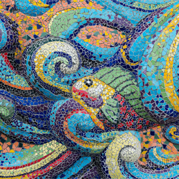 Ceramic mosaic art