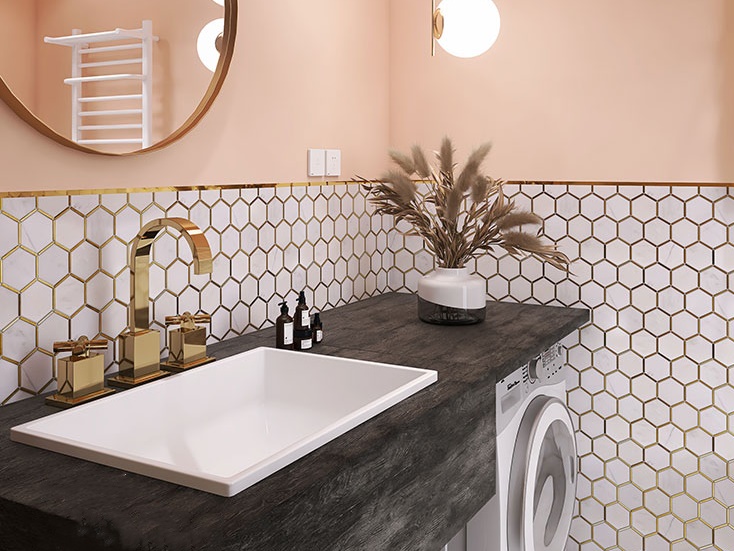 https://www.wanpomosaic.com/marble-and-brass-hexagon-honeycomb-mosaic-tile-backsplash-for-wall-product/